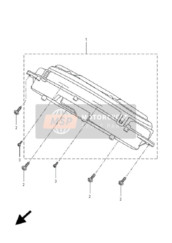 9016703X0600, Vis,  Tete Fraisee, Yamaha, 1